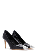 Women's Black Heeled Leather Shoes | Derimod