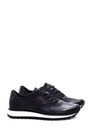 Men's Leather Perforated Sneaker | Derimod