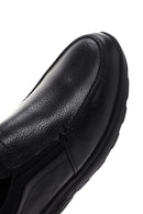 Men's Black Leather Comfort Casual Loafer | Derimod