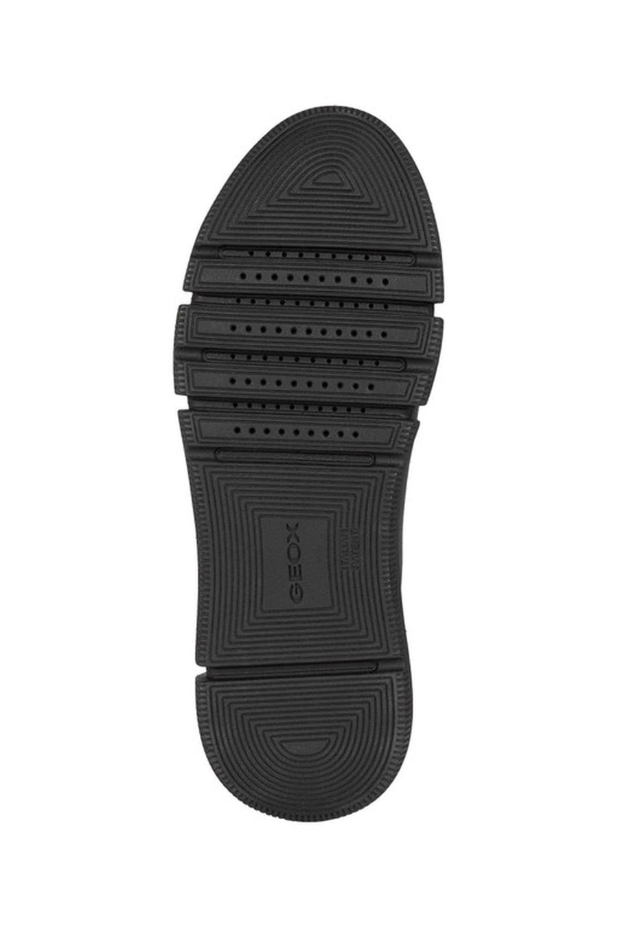Geox Men's Black Adacter Leather Sneaker