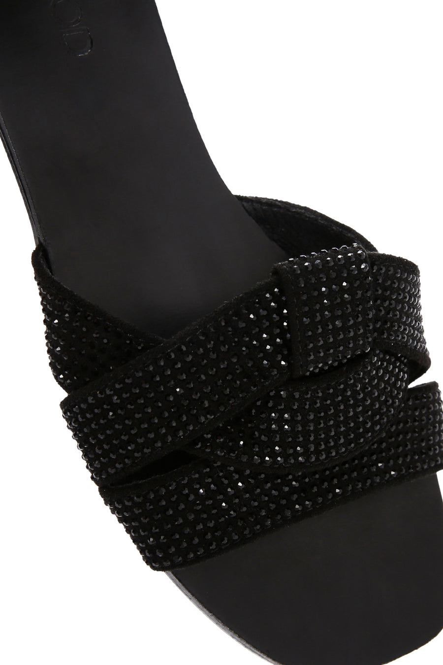 Women's Black Stone Slippers