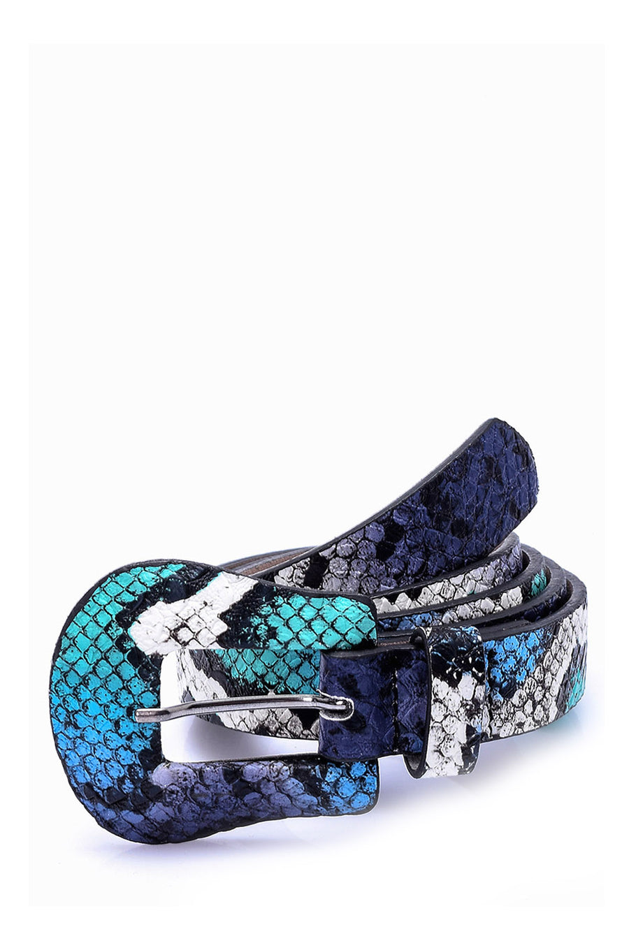 Women's Crocodile Patterned Belt 000A2D251640 | Derimod