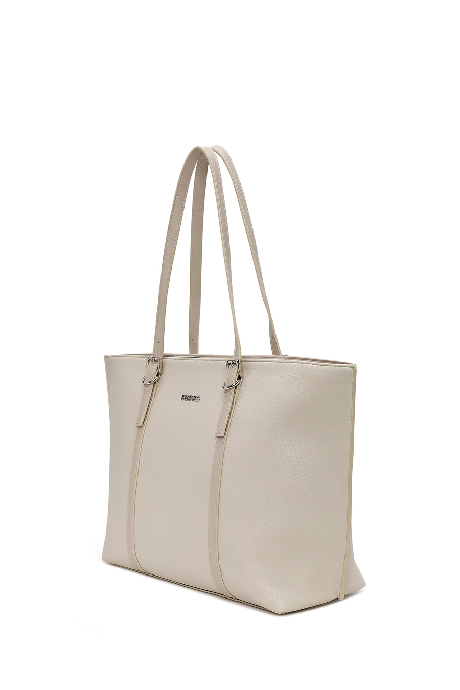 Woman Cream Classic Shoulder Bag
