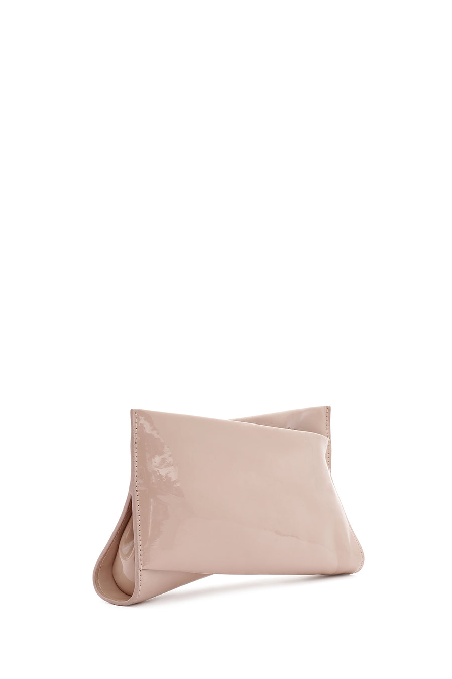 Women's Beige Chain Strap Clutch Bag