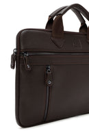 Men's Brown Long Strap Briefcase | Derimod