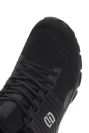 Derimod Zero Men's Black Thick Soled Fabric Sneaker | Derimod