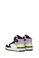 Geox Girls Multicolor Washiba Lace-Up Ankle Sneakers | Derimod