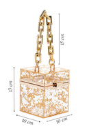 Women's Gold Handbag | Derimod