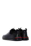 Men's Black Leather Sneaker | Derimod