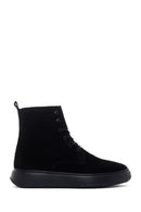 Men's Black Suede Leather Casual Boots | Derimod