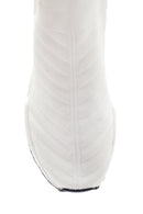 Women's White Thick Soled Sneaker | Derimod