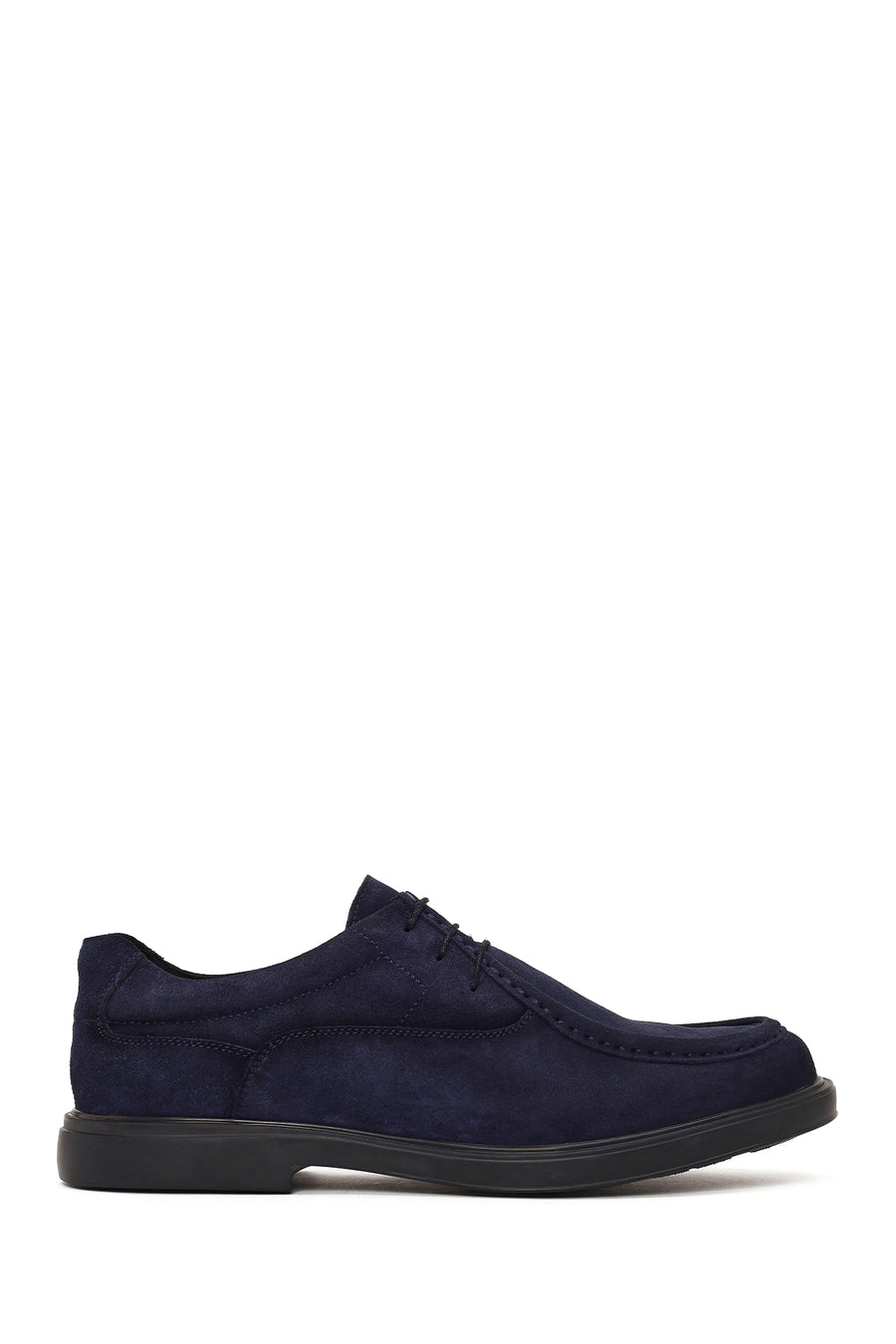 Male Navy Lace-up Suede Casual Shoes WM750015DS | Derimod