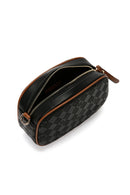 Women's Black Long Strap Printed Crossbody Bag | Derimod