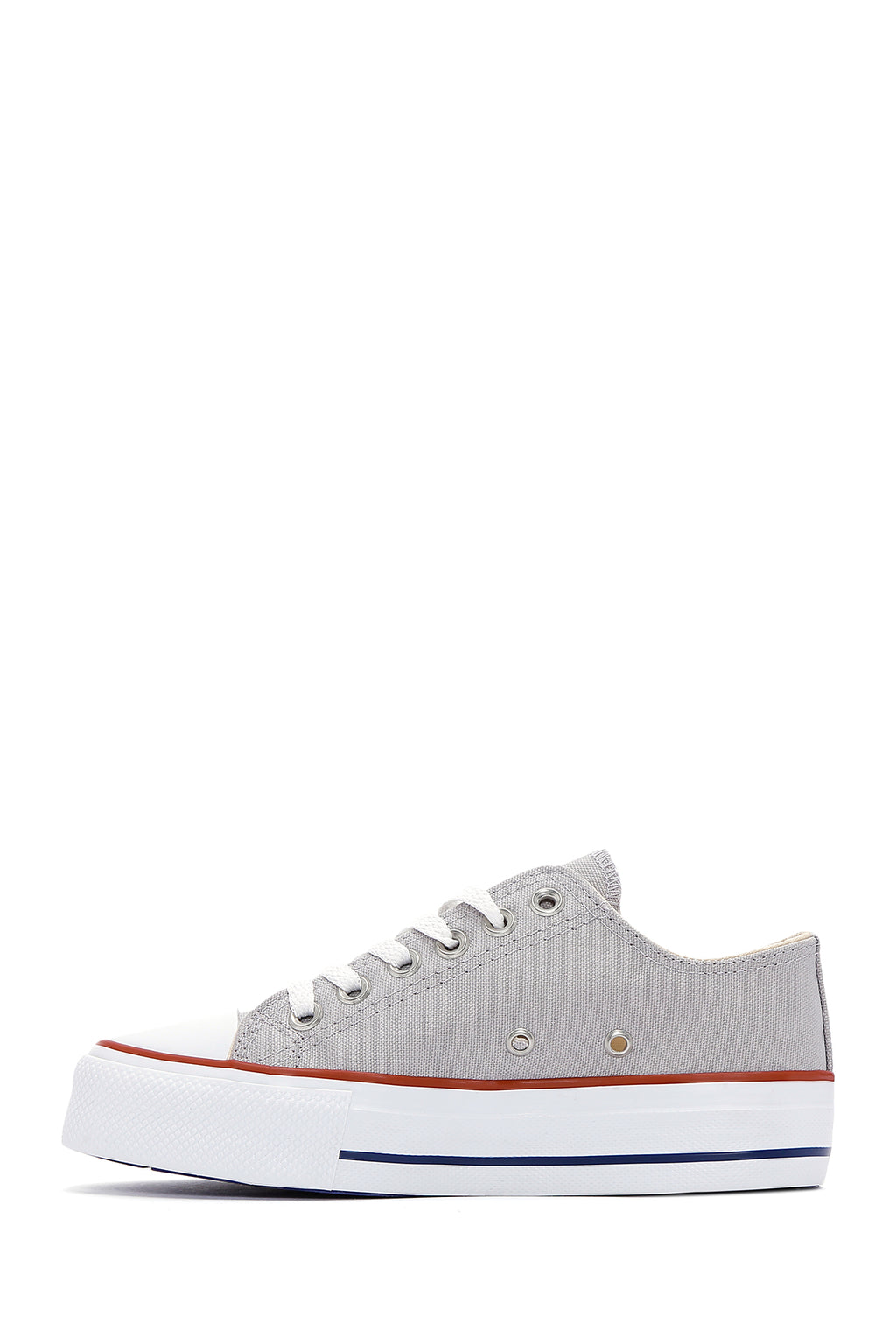 Kadın Gri Kumaş Sneaker