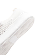 Women's Ecru Fabric Sneaker | Derimod