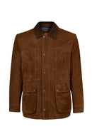 Ranger Male Brown Oversize Suede Jacket | Derimod