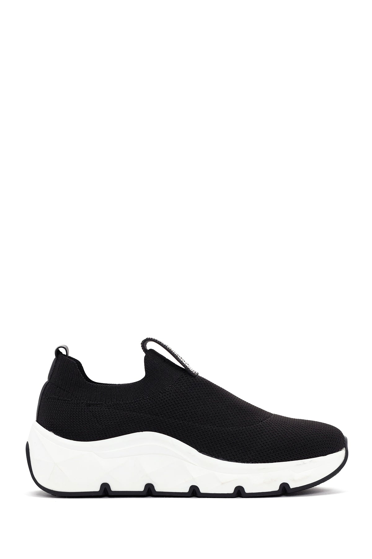 Derimod Zero Kadın Siyah Kalın Tabanlı Spor Ayakkabı 24SFE13526F | Derimod