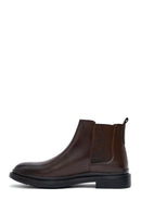 Male Brown Leather Chelsea Boots | Derimod