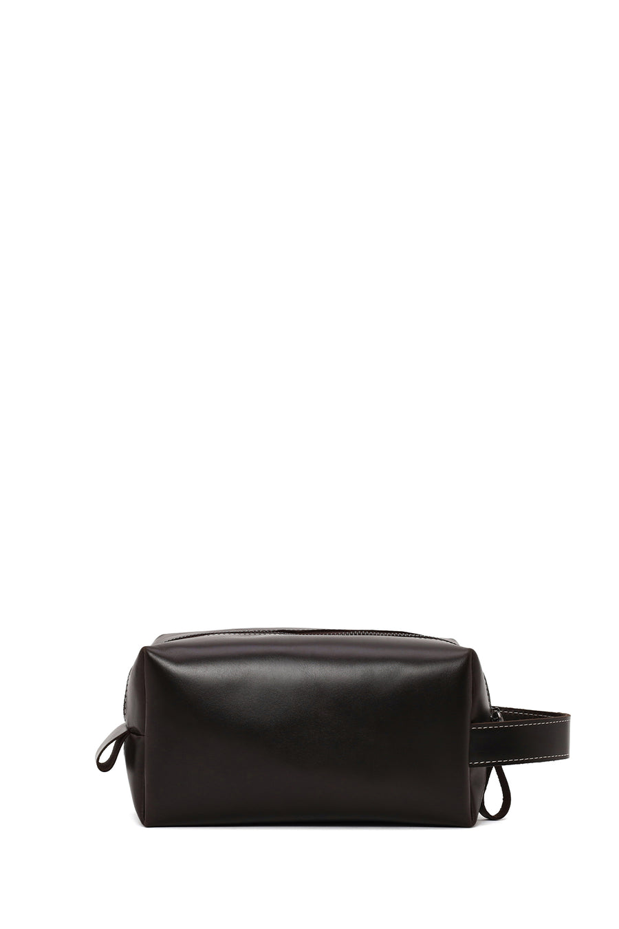 Male Dark Brown Leather Handbag