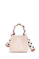 Women's Beige Long Strap Crossbody Bag with Accessory Detail | Derimod