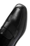 Men's Black Leather Casual Loafer | Derimod