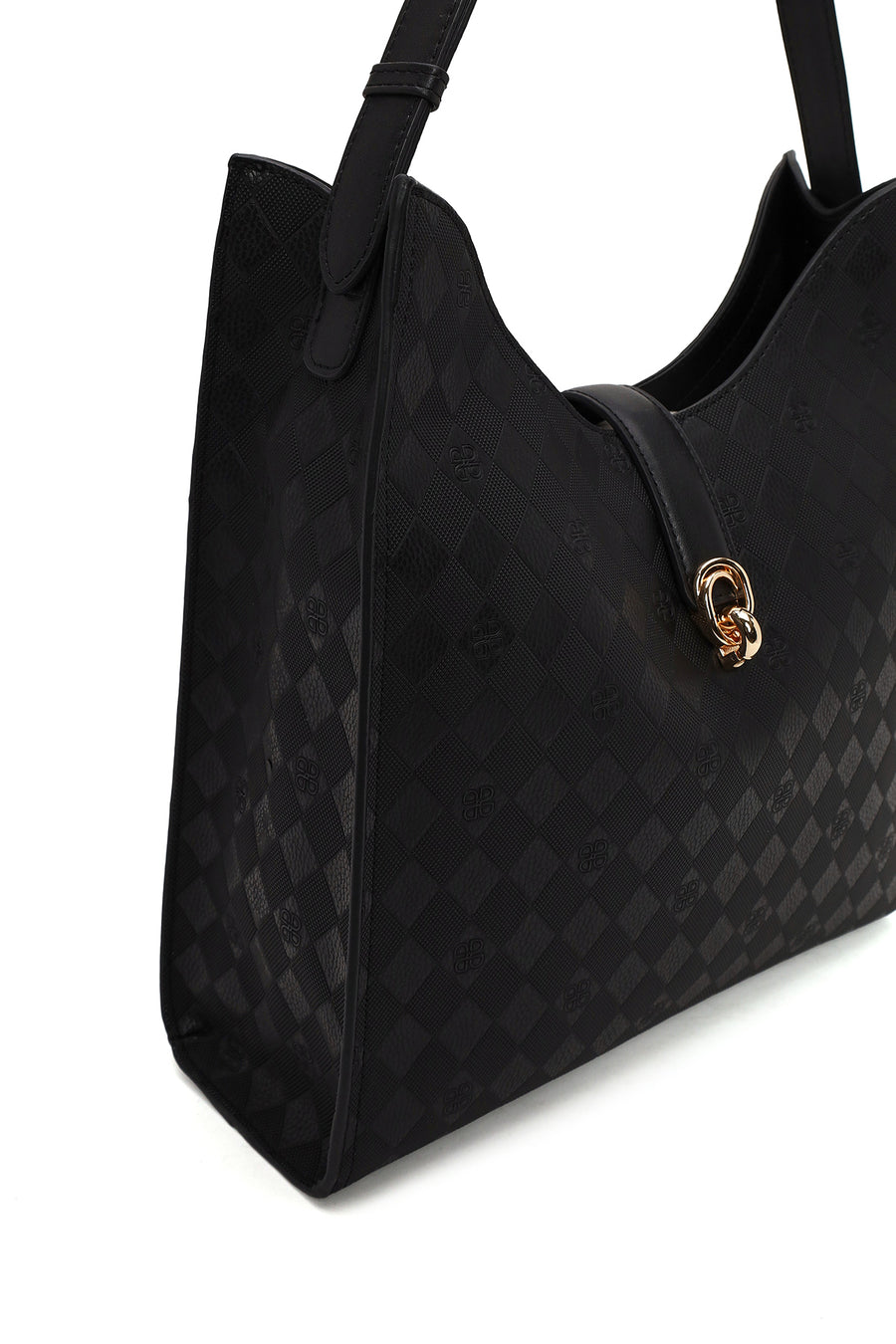 Woman Black Printed Shoulder Bag