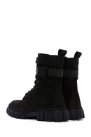 Men's Black Nubuck Leather Casual Boots | Derimod