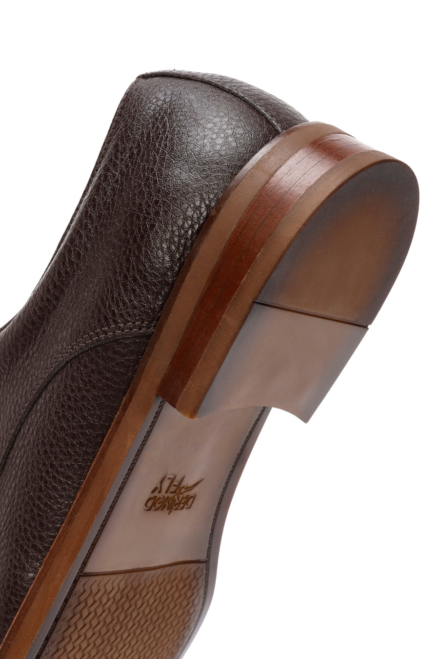 Men's Brown Laced Leather Classic Shoes