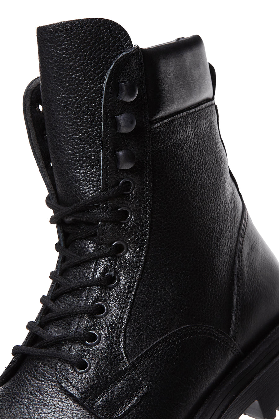 Men's Black Leather Casual Boots
