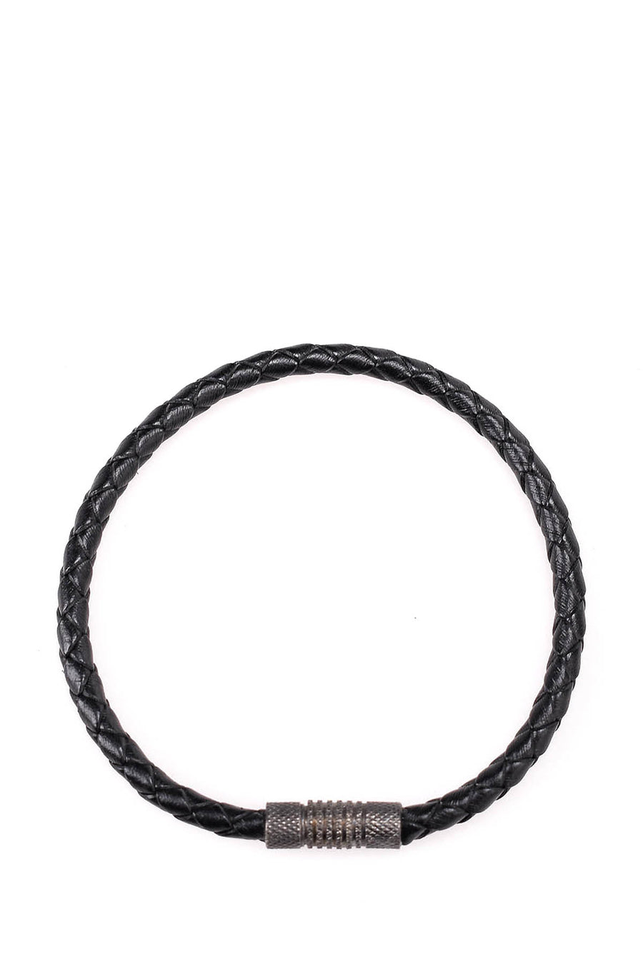 Men's Black Leather Bracelet 000A2D901518 | Derimod