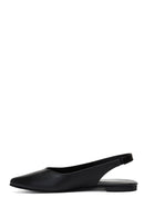 Women's Black Open Back Ballerinas | Derimod