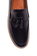 Men's Leather Tassel Loafer | Derimod