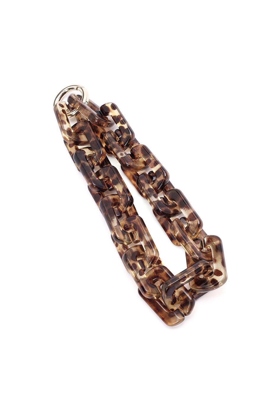 Women's Leopard Long Strap Suede Clutch Bag