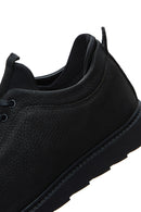 Men's Black Nubuck Leather Casual Shoes | Derimod