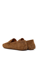 Erkek Taba Süet Deri Loafer | Derimod