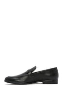 Erkek Siyah Deri Klasik Loafer | Derimod