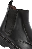 Men's Black Leather Chelsea Boots | Derimod