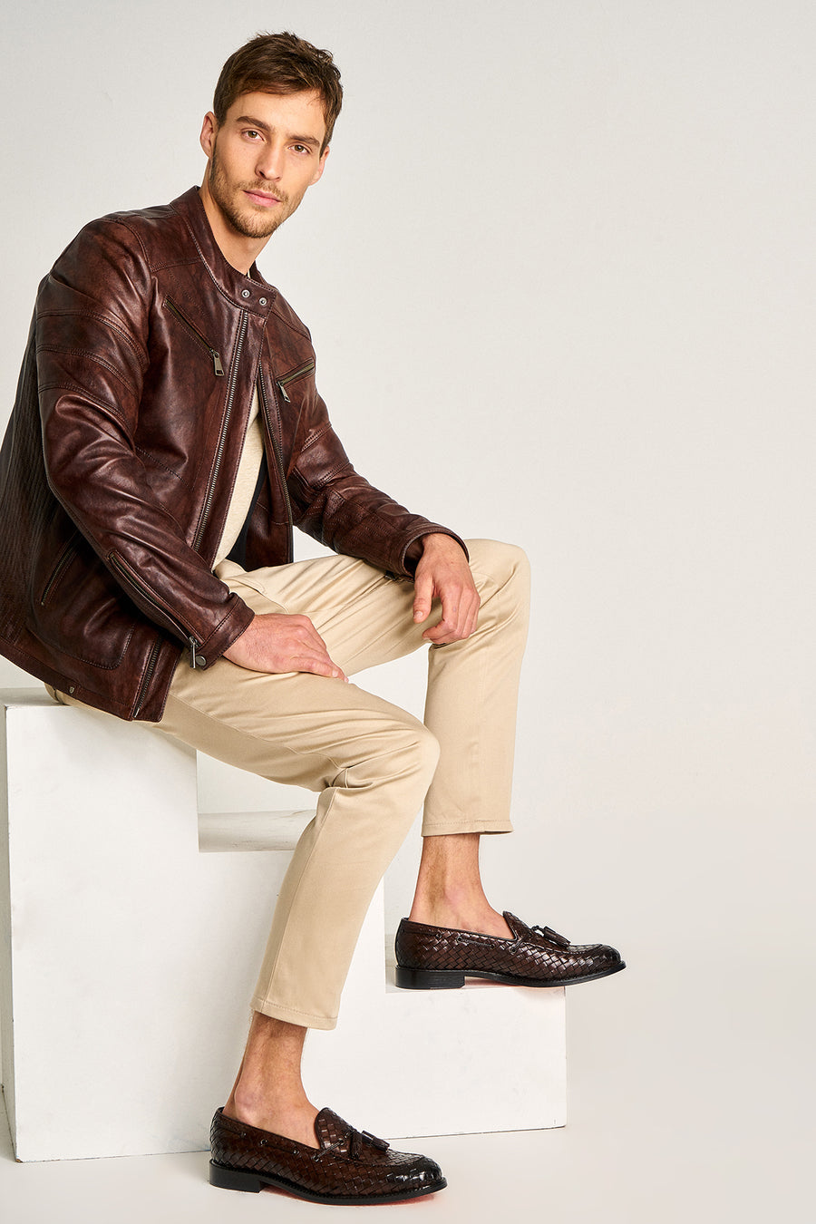 Brown Men's Leather Shoes
