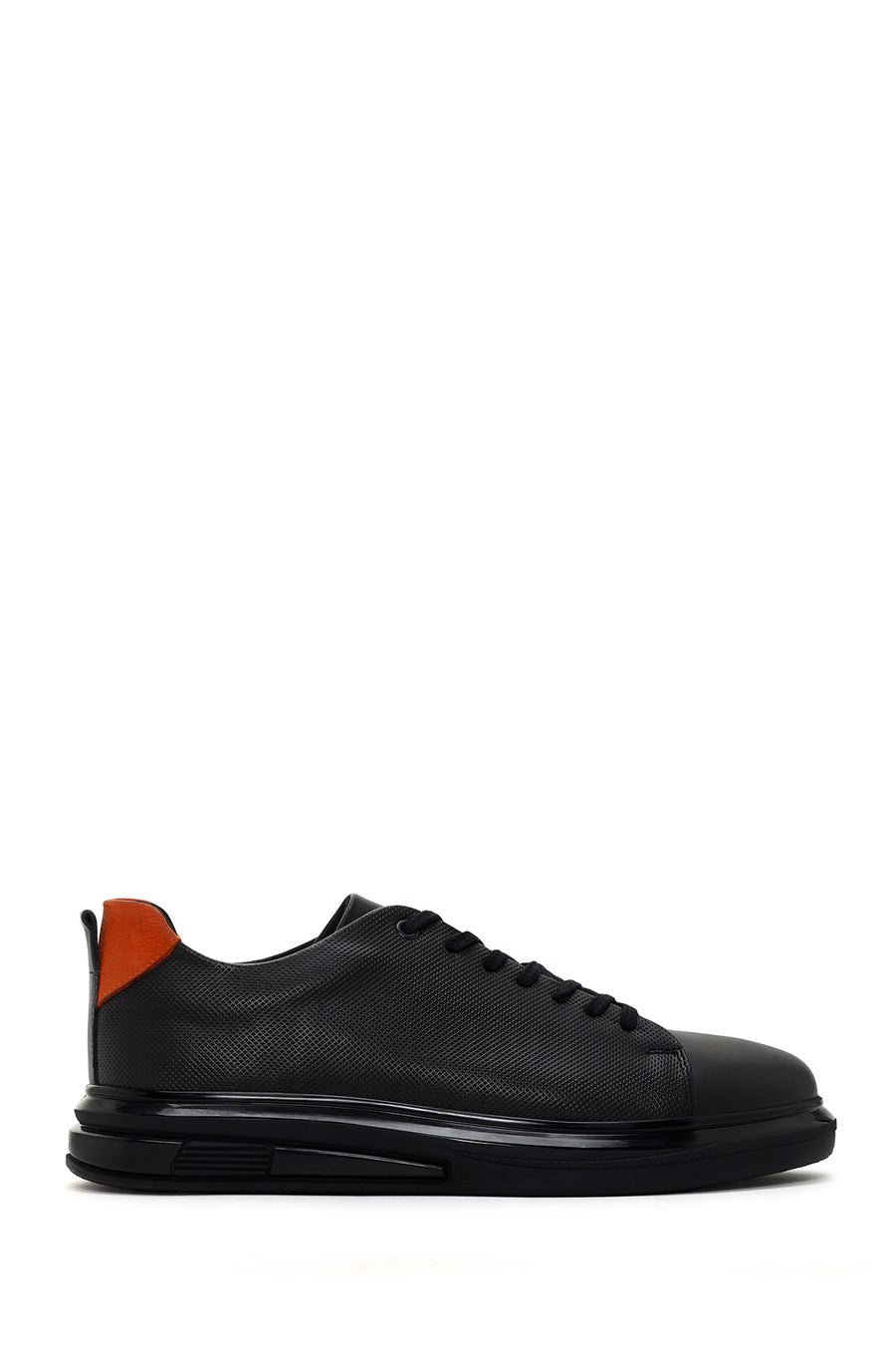 Men's Khaki Lace-up Leather Sneaker 24SFD643726 | Derimod