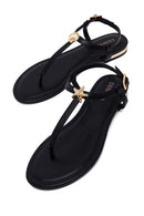 Woman Black Flip-Flop Sandal | Derimod