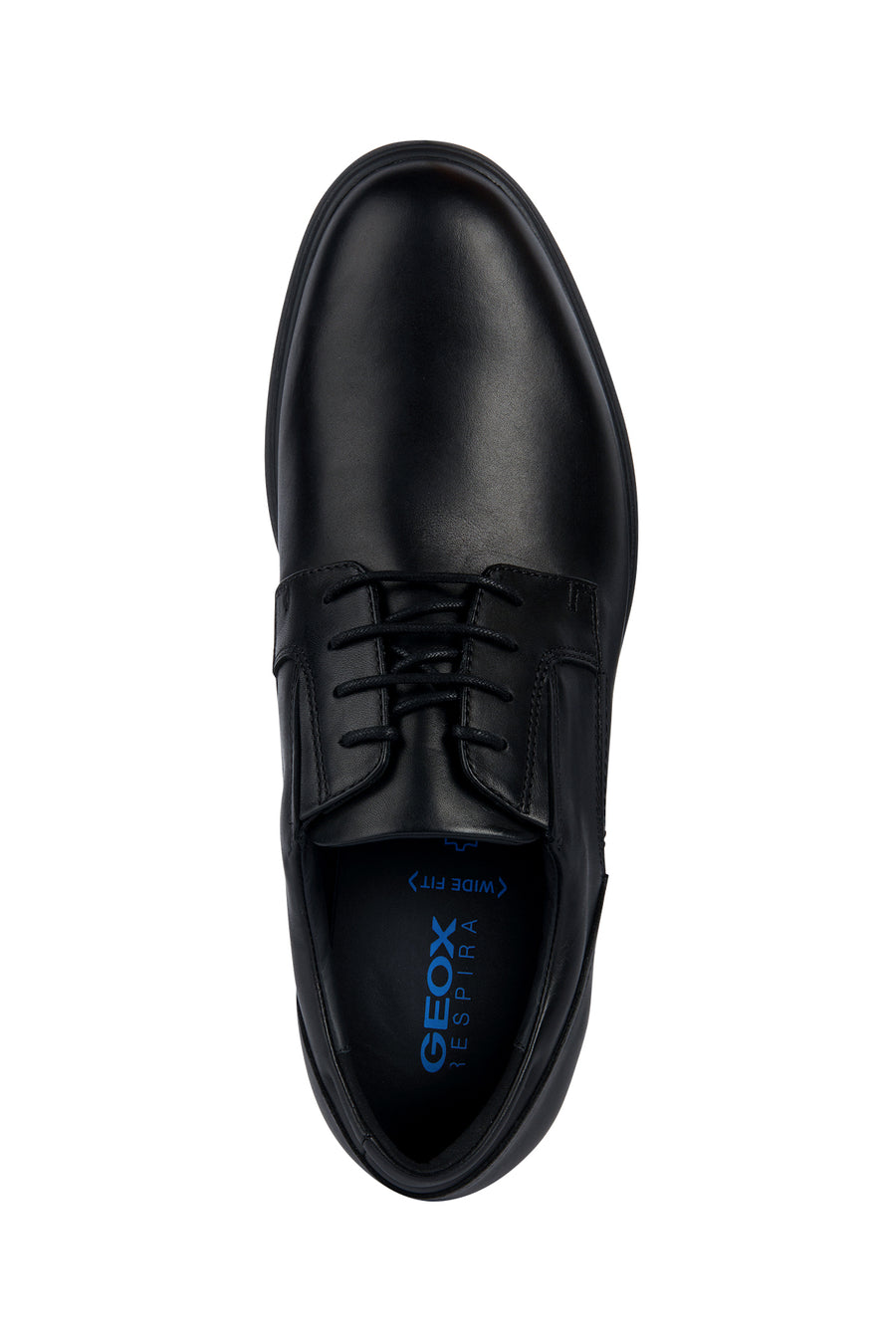 Geox Erkek Siyah Spherica Ec11 Wide Bağcıklı Deri Casual Ayakkabı