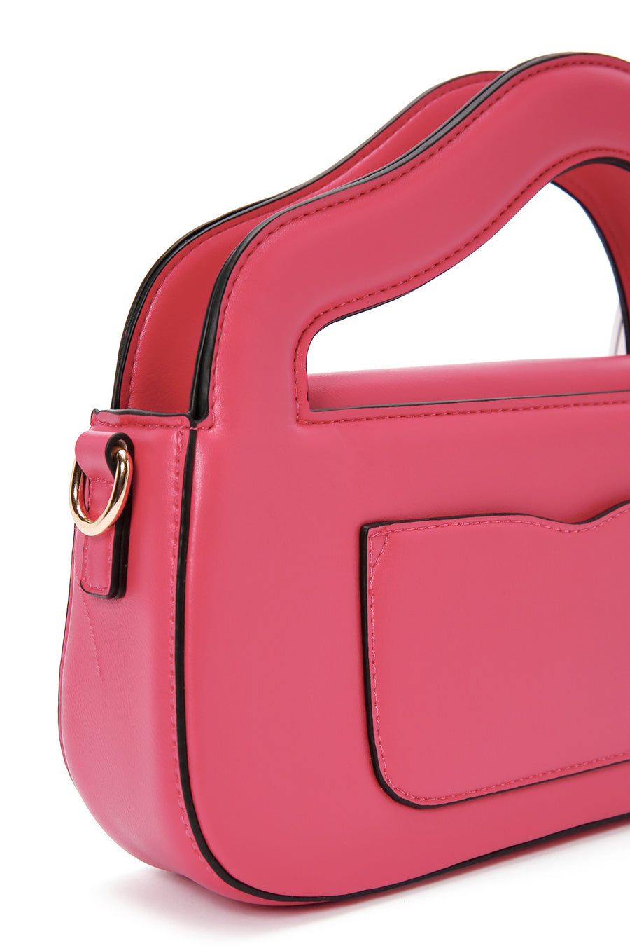 Women's Pink Long Strap Crossbody Bag