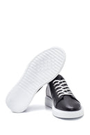 Erkek Siyah Deri Sneaker | Derimod
