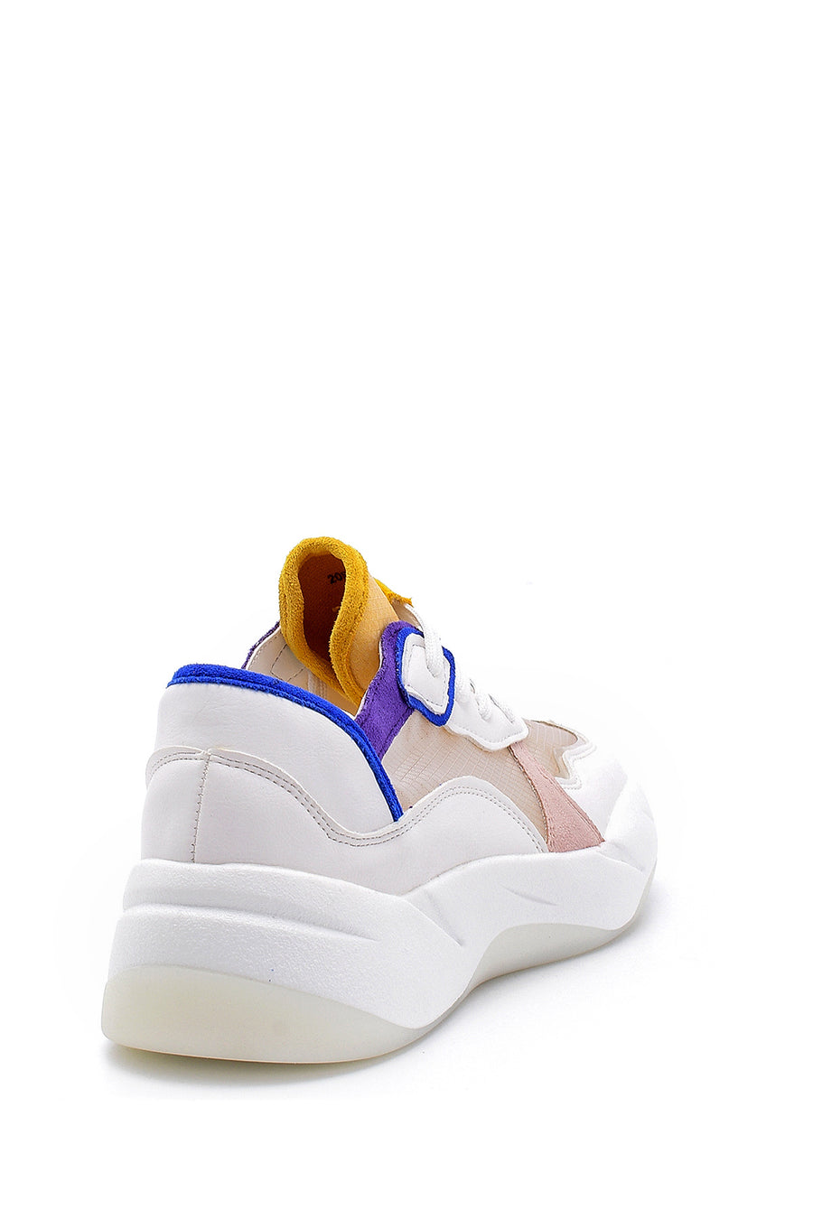 Kadın Mavi Şeffaf Detaylı Sneaker