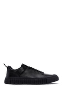 Men's Black Leather Sneaker | Derimod