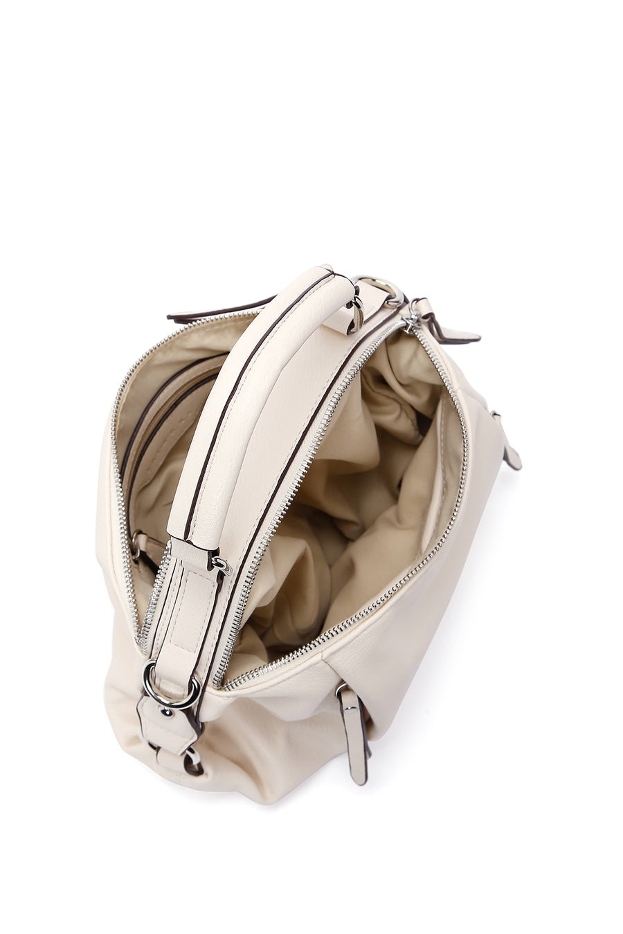 Women's White Long Strap Shoulder Bag