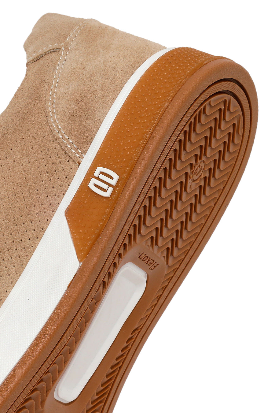 Male Beige Lace-Up Suede Leather Sneaker
