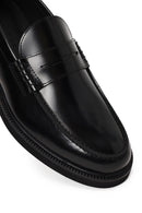 Erkek Siyah Deri Casual Loafer | Derimod