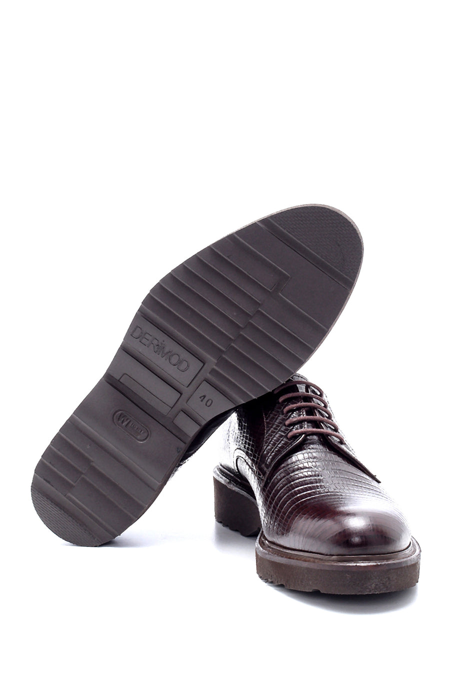 Men's Leather Printed Classic Shoes