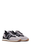 Men's Gray Suede Leather Detailed Sneaker | Derimod